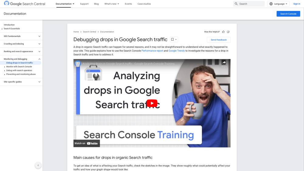 Google : Fin du déploiement du Core Update de mars sur Developers.google.com