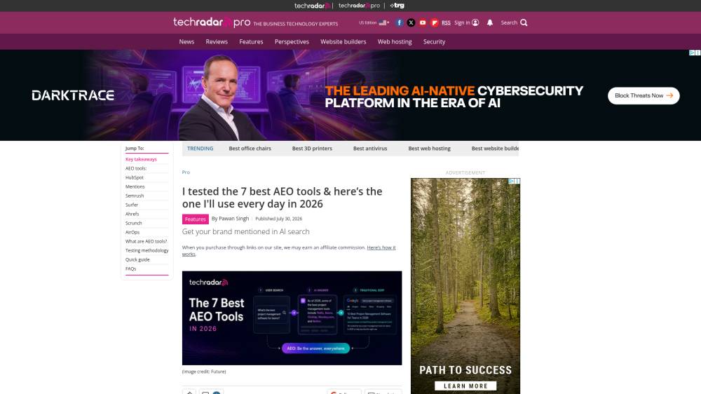 Les outils AEO se multiplient… mais tous ne se valent pas sur Techradar