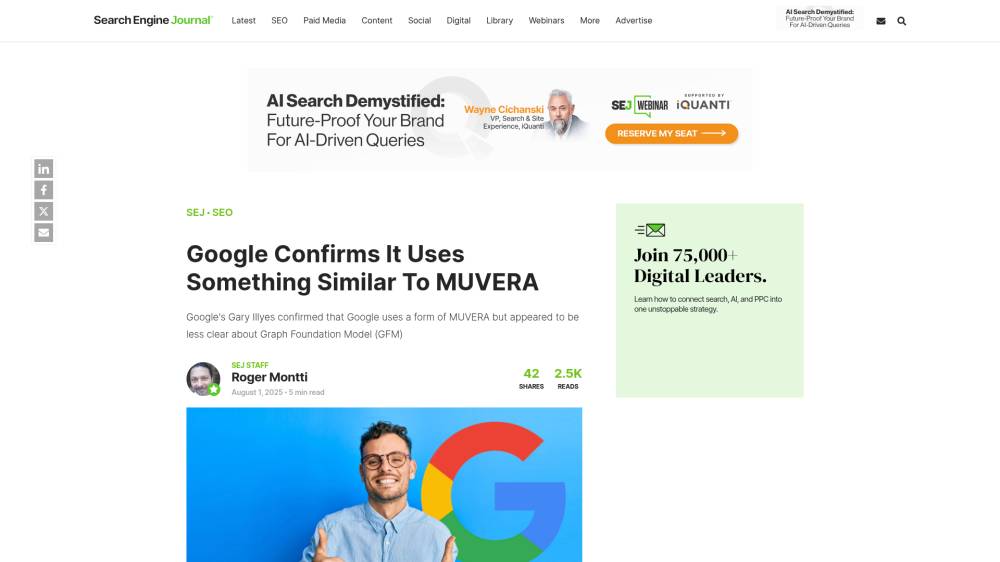 Google utilise quelque chose comme MUREVA sur SearchEngineJournal.com