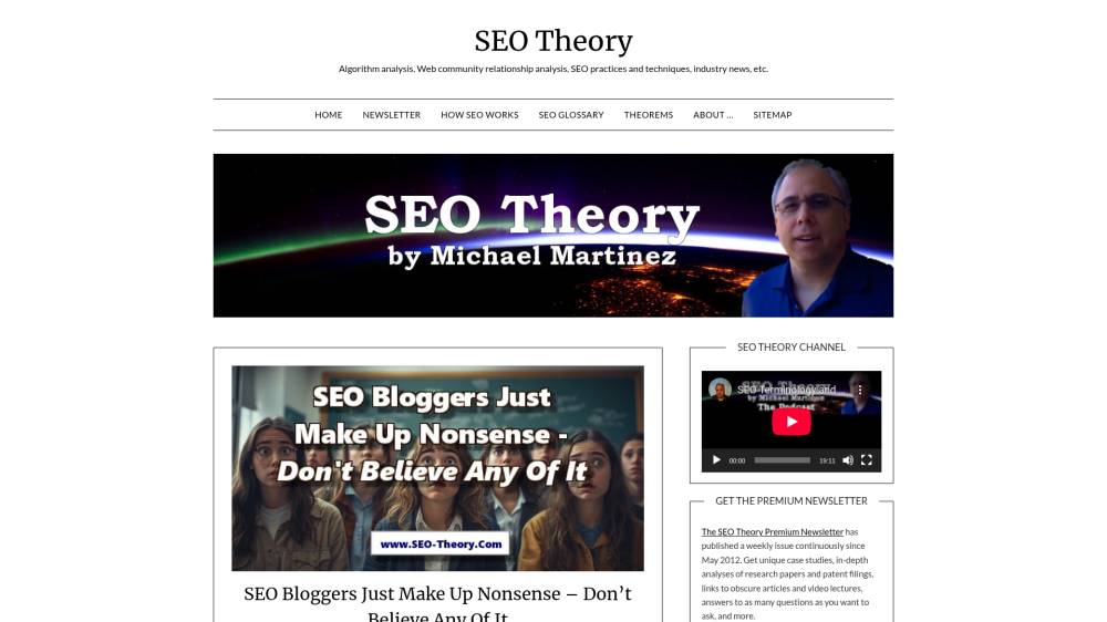 Les influenceurs SEO sont plein de bullshit sur Seo-theory.com