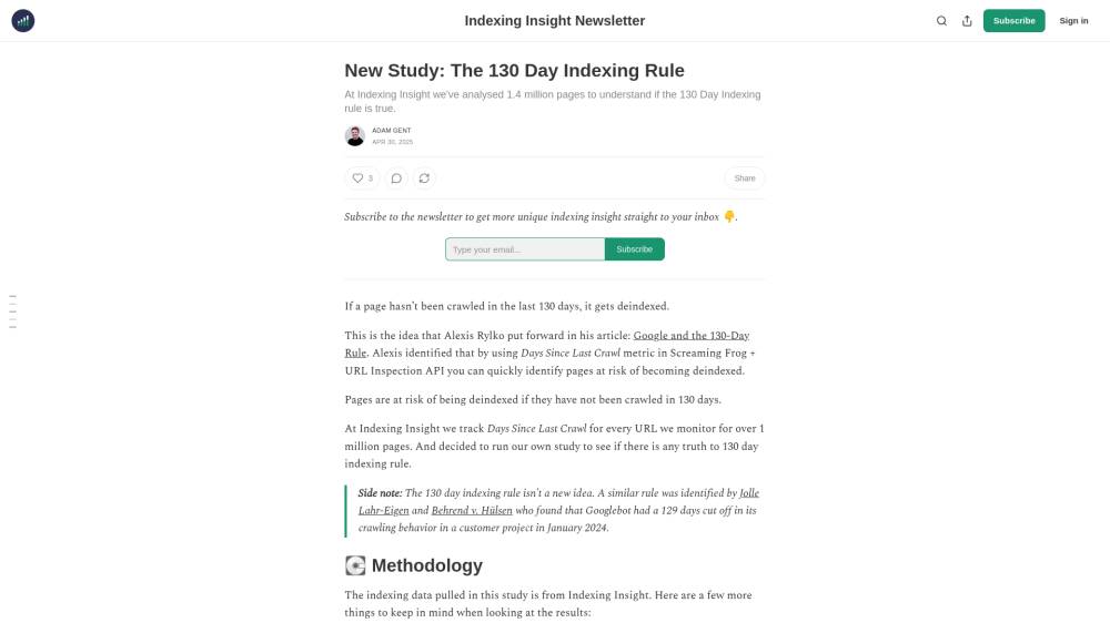 La règle des 130 jours sur Indexinginsight.substack.com