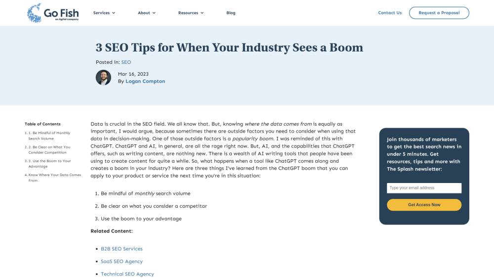 3 tips SEO pour une industrie en pleine expansion sur Gofishdigital.com