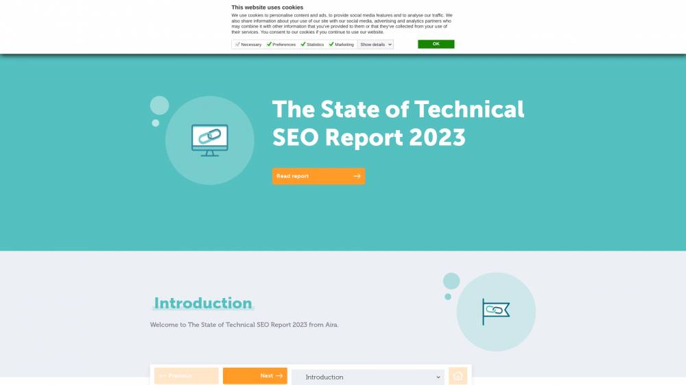 State of Technical SEO 2023 sur Aira.net