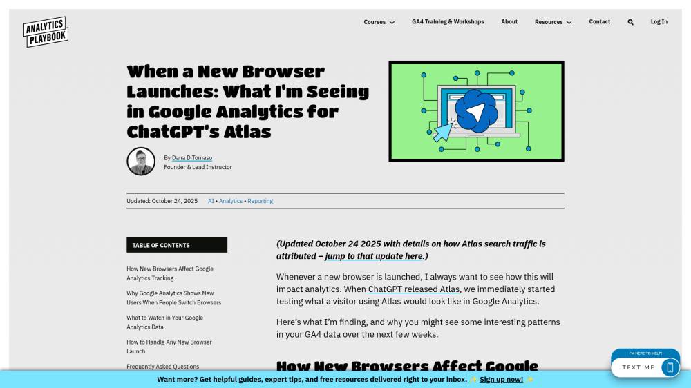 OpenAI Atlas dans GA4 sur Kpplaybook.com