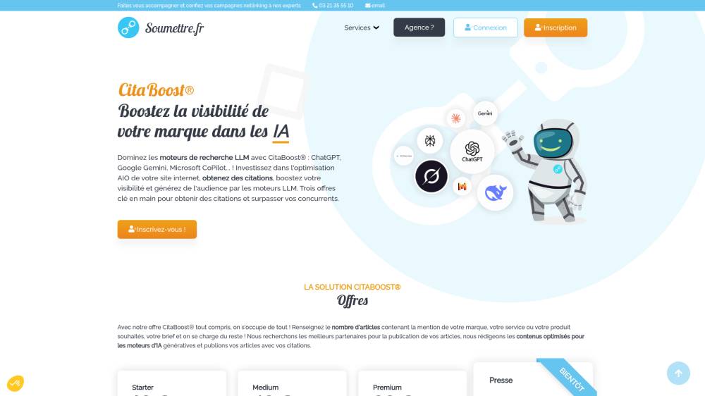 Soumettre.fr attaque le marché de l'IA sur Soumettre.fr