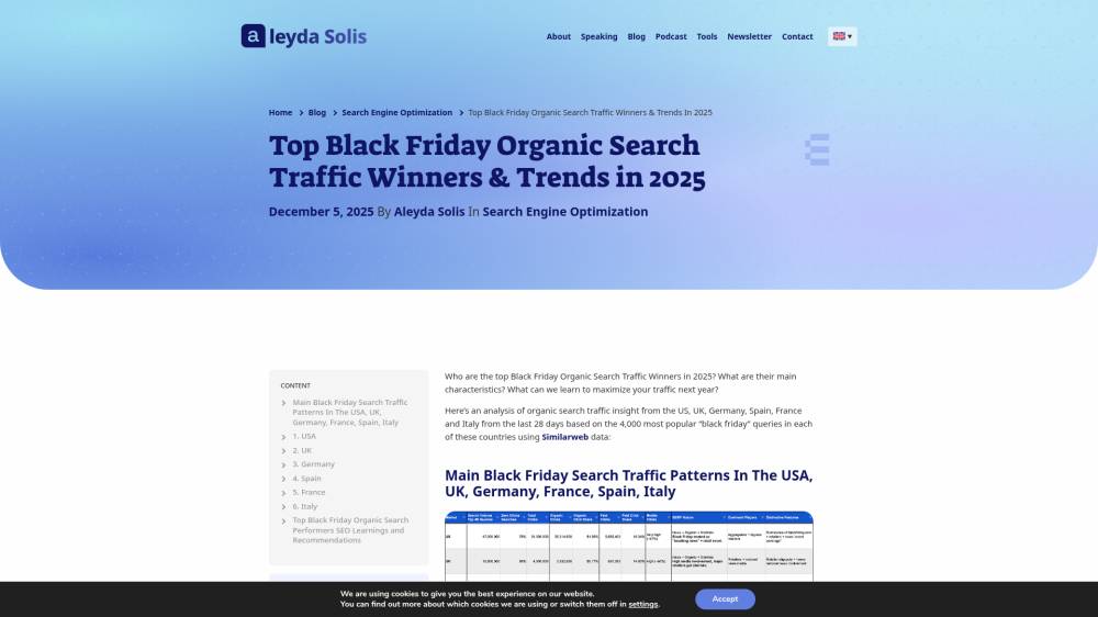 Les gagnants du Black Friday sur Aleydasolis.com