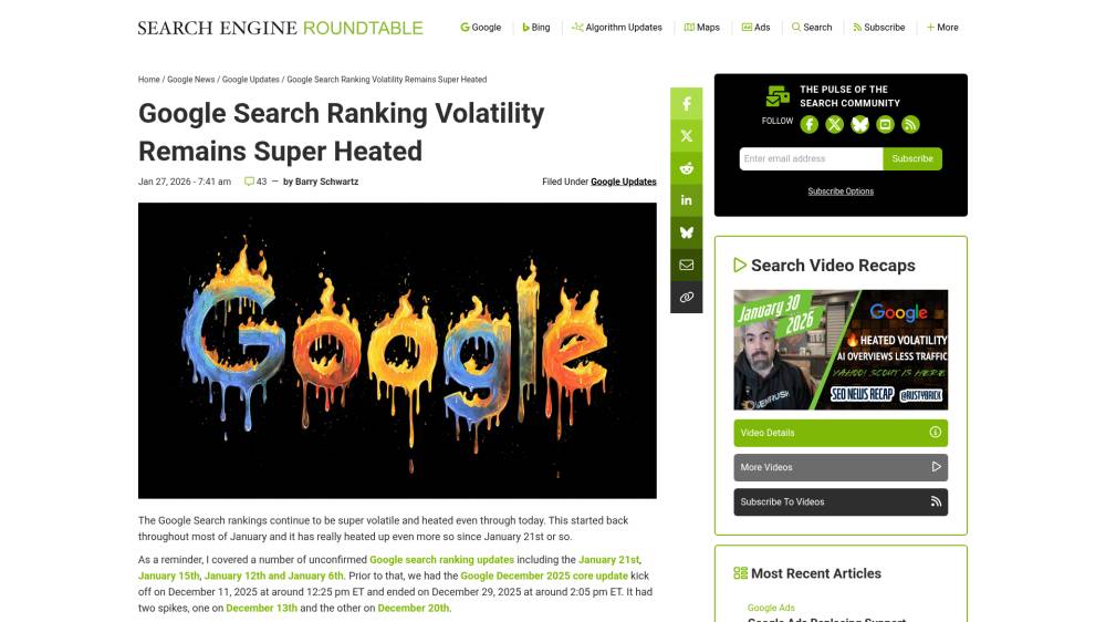 Google teste jusqu’à… 10 sitelinks sur Seroundtable.com