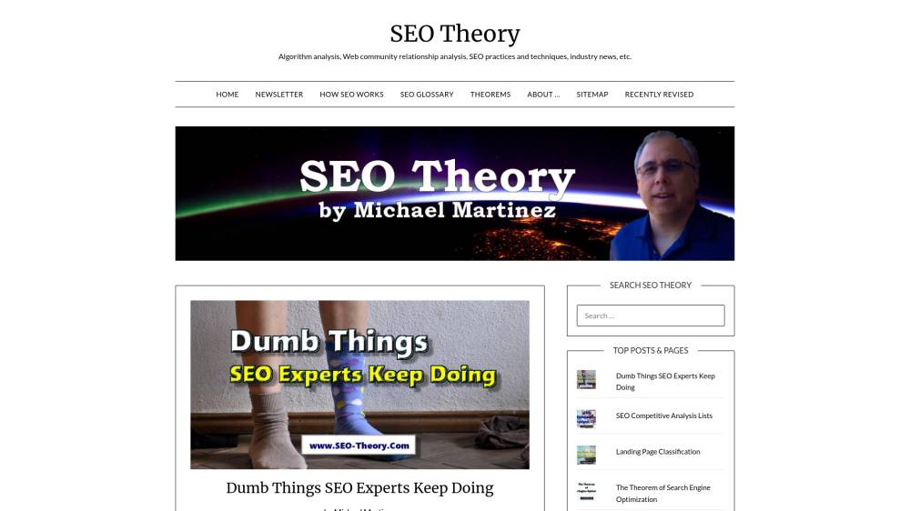 Mauvais conseils sur Seo-theory.com