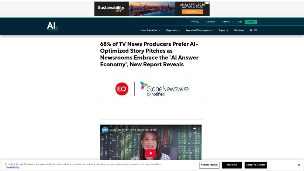 Révolution dans les rédactions TV : le contenu optimisé pour l’IA est favorisé sur Aimagazine.com